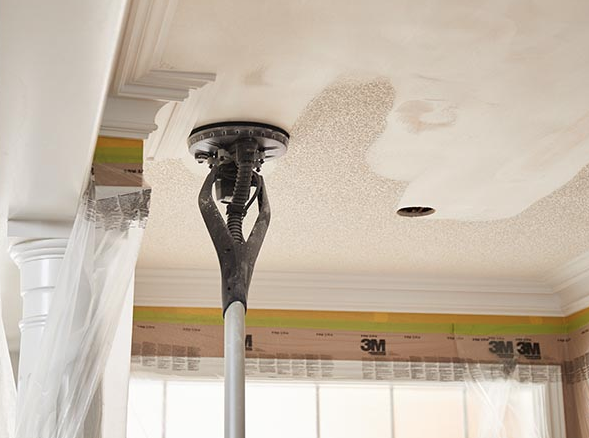 stucco removal ceiling